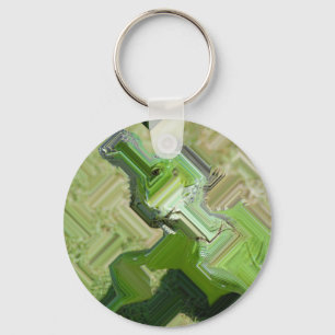 Green Iguana Key Ring