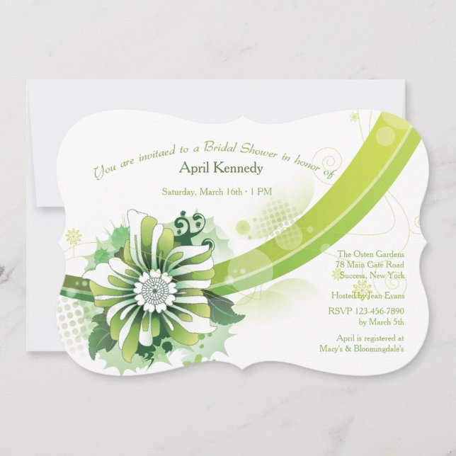 Green Impression Invitation (Front)