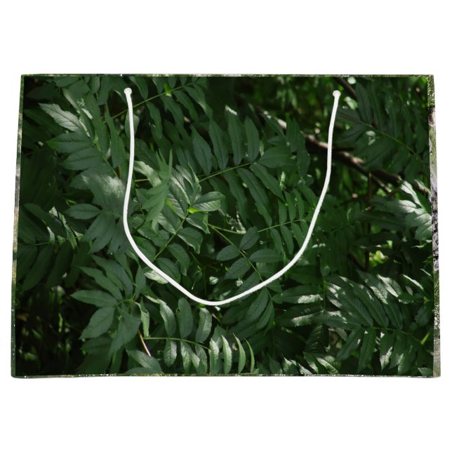 Green In Yellowstone Large Gift Bag (Front)