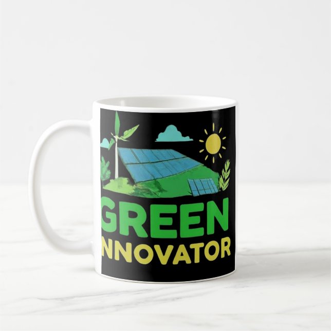 Green innovatior coffee mug (Left)
