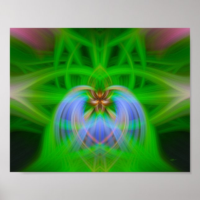 Green Intricacy  Poster (Front)