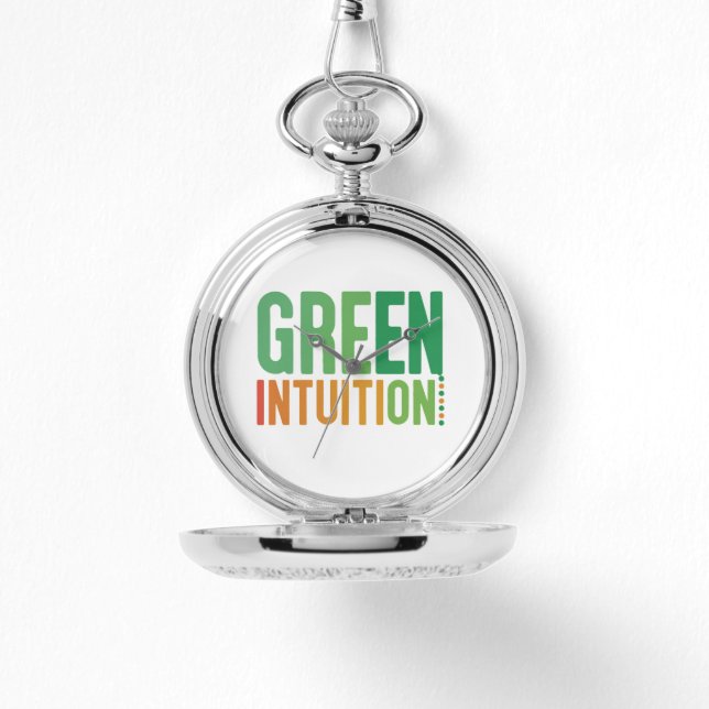 Green Intuition Pocket Watch (Front)