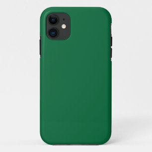 Green iPhone Case Minimal Solid Matte