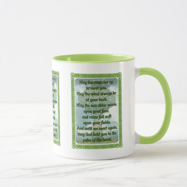 Green Irish Blessing Mug (Right)