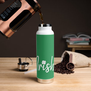 Green Irish Four Leaf Clover St Patricks Day      Water Bottle