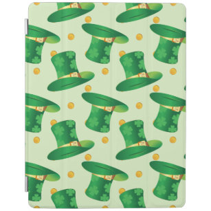 Green Irish Hat pattern , st patrick's day design iPad Smart Cover