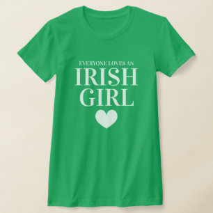 Green Irish heart St Patrick's Day women's T-Shirt