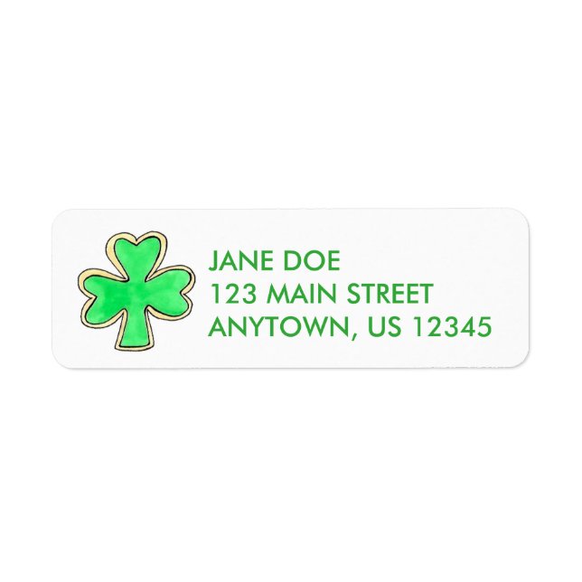 Green Irish Shamrock Clover St. Patrick's Day (Front)