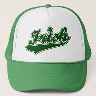 Green Irish Shamrock Trucker Hat