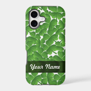 Green Irish shamrocks personalised