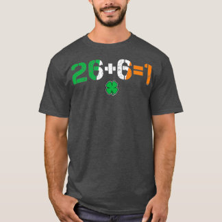 Green Irish Unity 26  6  1 St Paddys Day Ireland T-Shirt