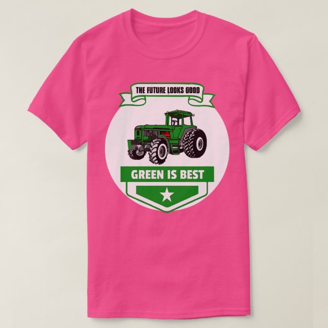 Green is best T-Shirt (Design Front)