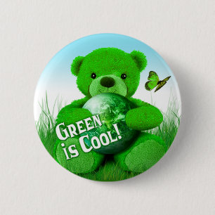 Green is Cool! Button