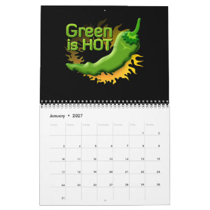 Green is HOT Calendar