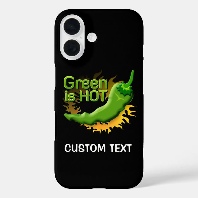 Green is HOT Case-Mate iPhone Case (Back)