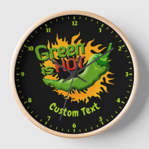 Green is HOT Clock