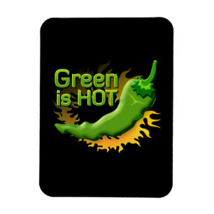 Green is HOT Magnet