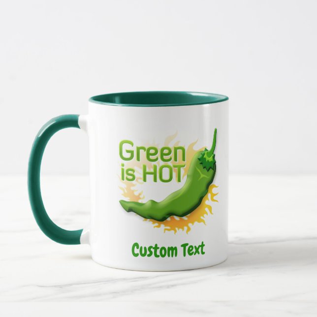 Green is HOT Mug (Left)