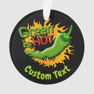 Green is HOT Ornament