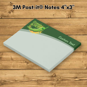 Green is HOT Post-it Notes
