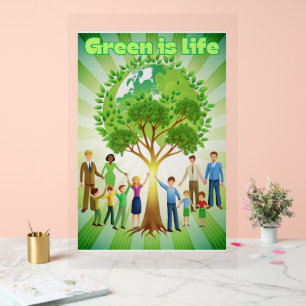 Green is Life Poster