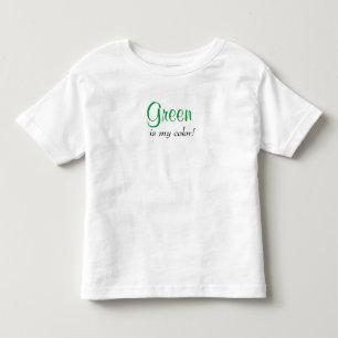 Green Is My Colour Toddler T-Shirt