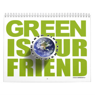 green is our friend calendar