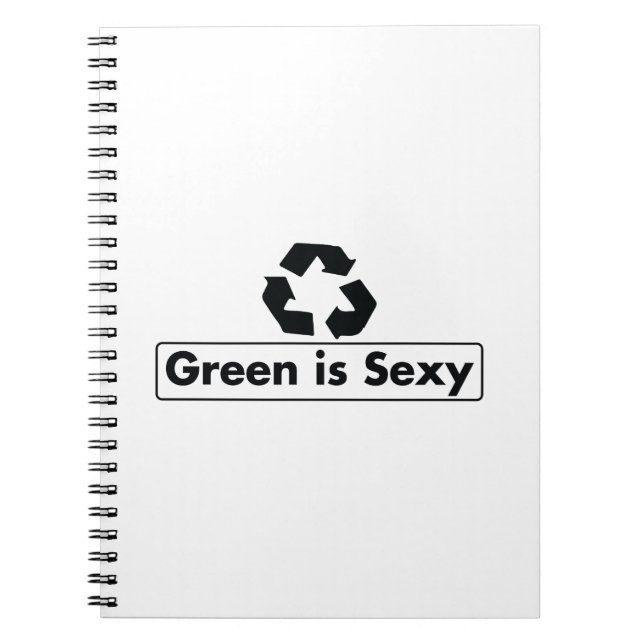 Green is sexy notebook (Front)