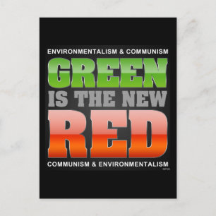 Green Is The New Red Postcard