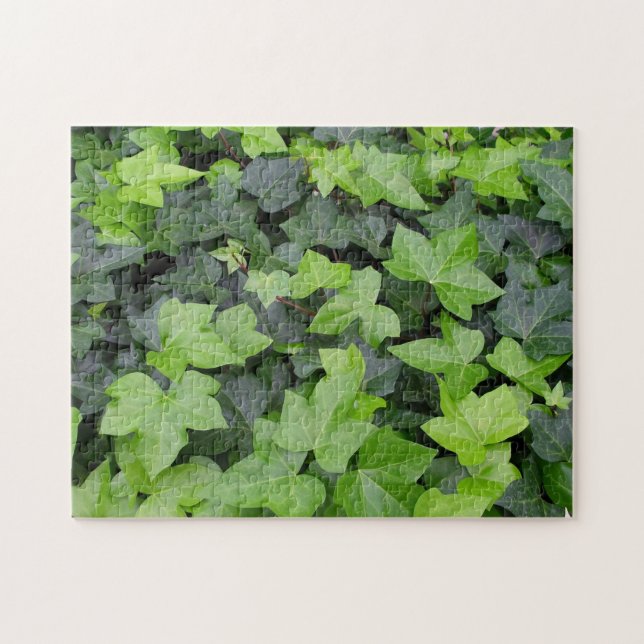 Green Ivy Botanical Print Jigsaw Puzzle (Horizontal)