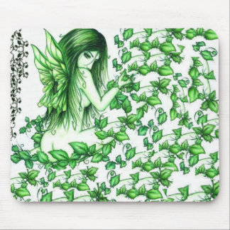 Green ivy fairy mouse pad! mat