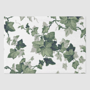 Green Ivy Leaves and Vines Decoupage  Tissue Paper