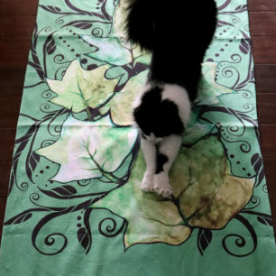 Green Ivy Nature  Bath Towel Set