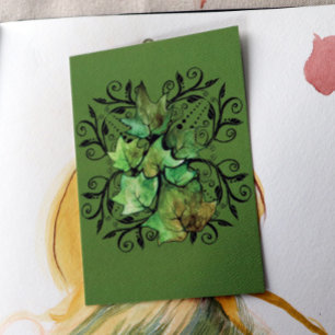 Green Ivy Nature  Invitation