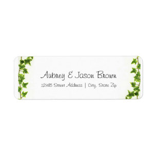 Green Ivy - Return Address Labels