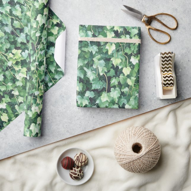 Green Ivy  Wrapping Paper (Crafts)