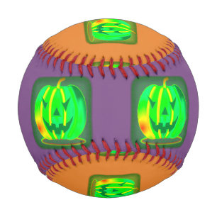 Green Jack o'lantern Halloween Thunder_Cove Baseball