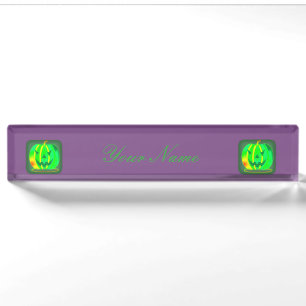 Green Jack o'lantern Halloween Thunder_Cove Nameplate