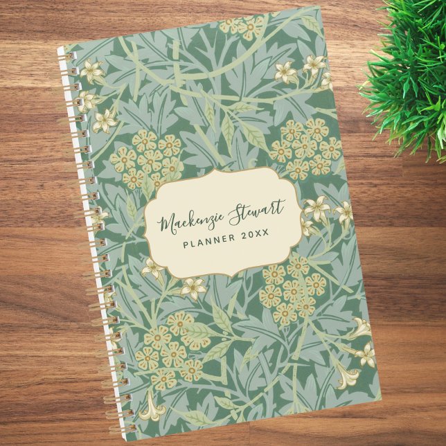 Green Jasmine Floral Pattern 2026 Planner (Creator Uploaded)
