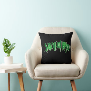 Green Jayden Name, Cushion