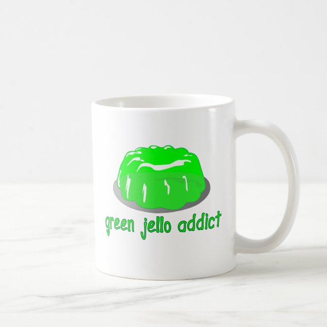 Green Jello Addict Coffee Mug (Right)