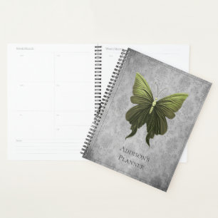 Green Jewelled Butterfly Planner
