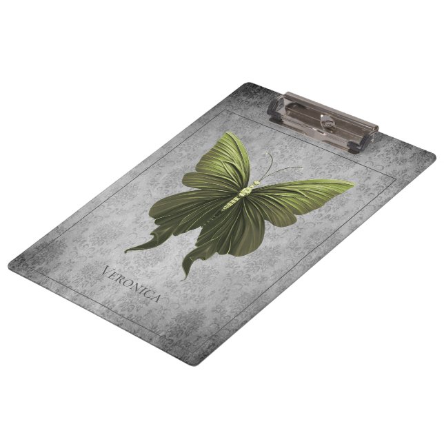 Green Jewelled Dragonfly Clipboard (Angled)