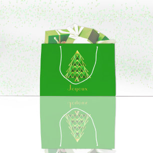 Green Joyoux Noel Gift Bag