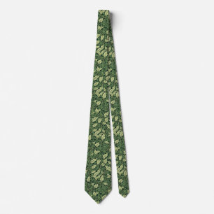 Green Jungle Leaves Tie