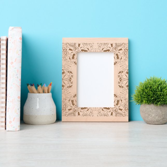 Green Kaleidoscope Etched Frames (Front)