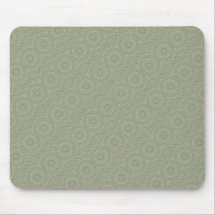 Green kaleidoscope mouse mat