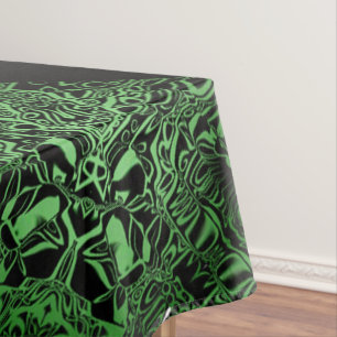 Green Kaleidoscope Tablecloth