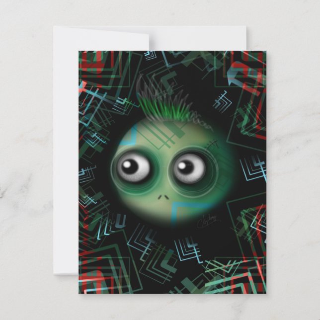 Green Kawaii Monster (Front)