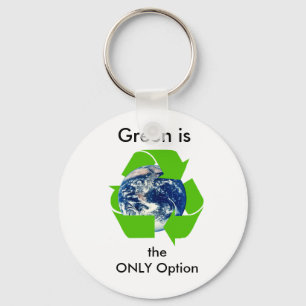 Green Key Ring